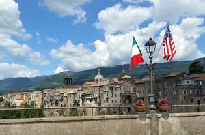 Seeing SantʼAgata deʼ Goti for the first time, perched on its bluff like some giant galleon, you might imagine there’s a fairytale going on inside.