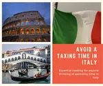 Do you need to pay tax in Italy? The answer is here—clear, honest, and maybe not what you wanted to hear. But it’s best to know what to expect upfront. 