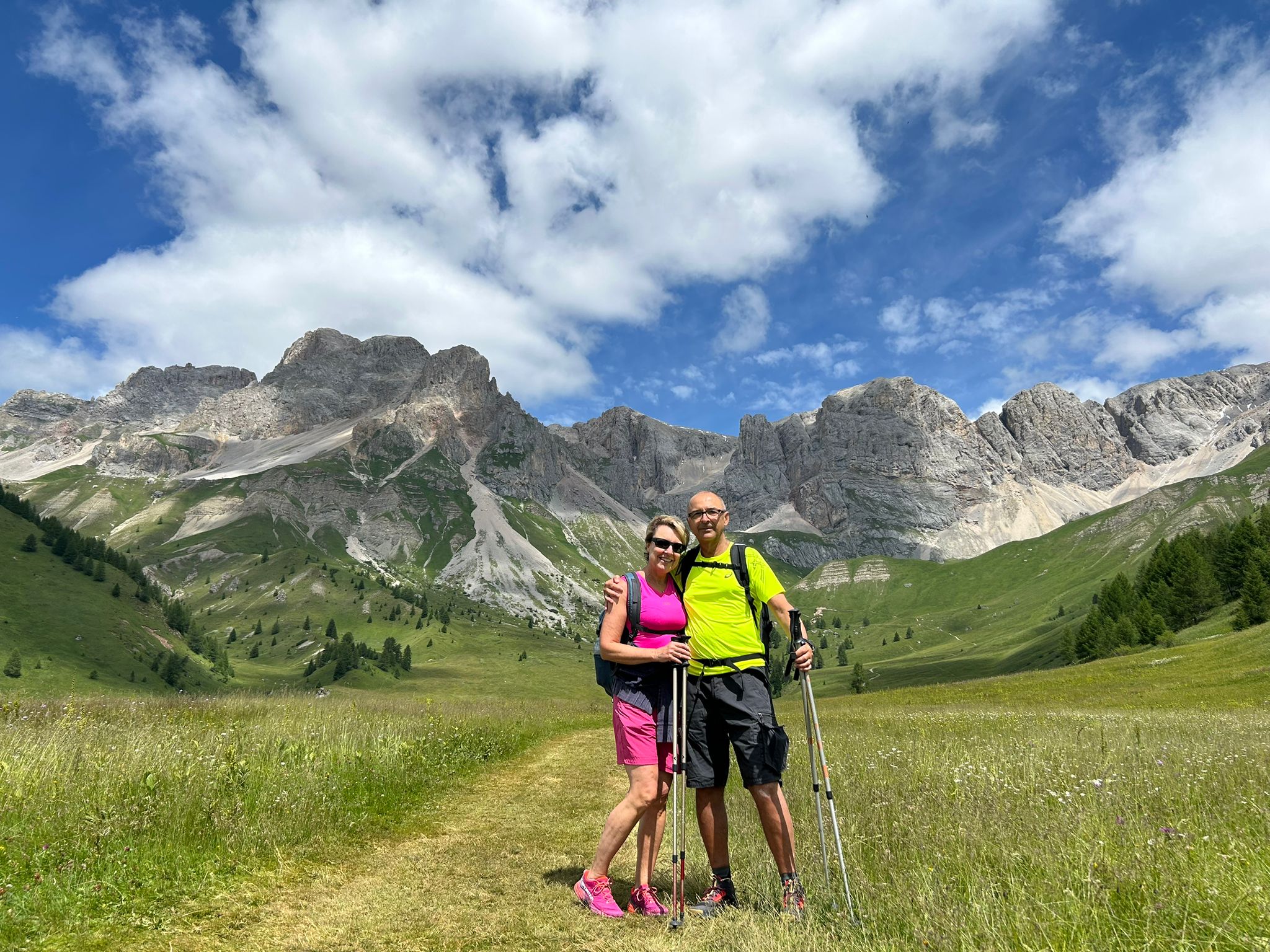 Guido and Federica in the Dolomites Guido and Federica in the Dolomites