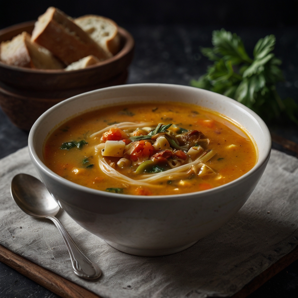 soup alla canavese from Piedmont