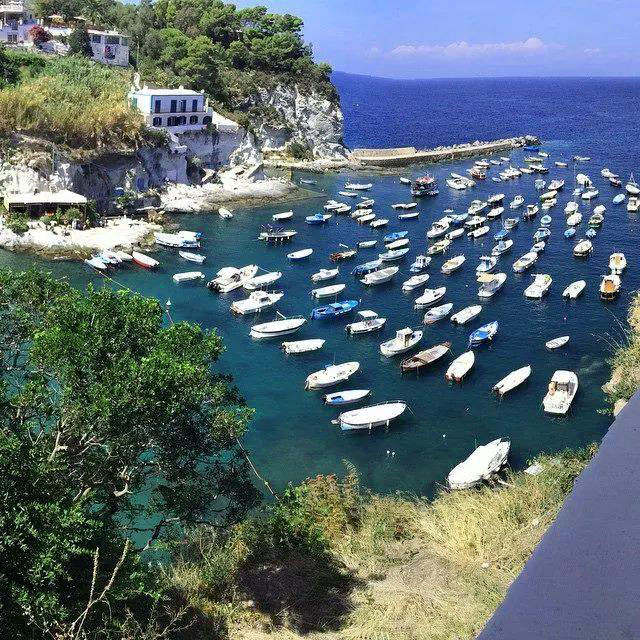 Boats off the Island