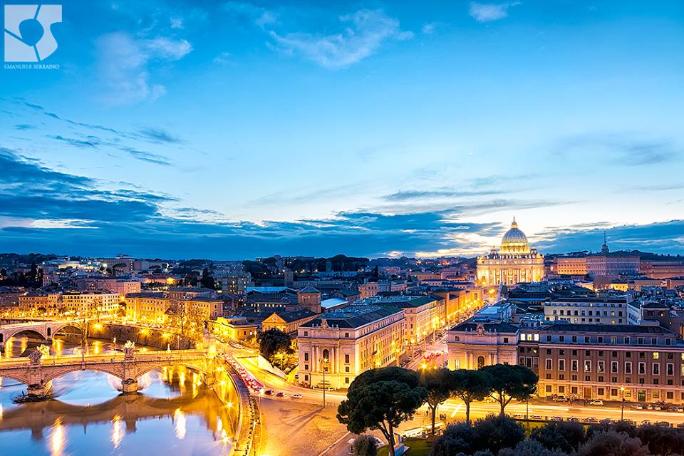 St. Peters Rome at Sunset