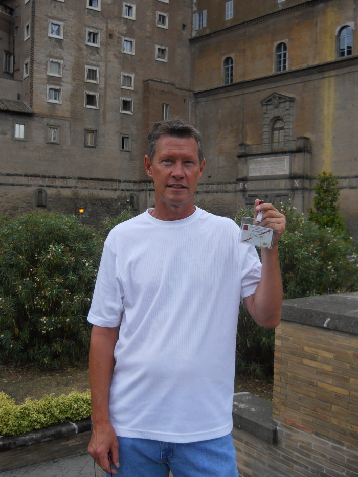 Security Pass for the Vatican