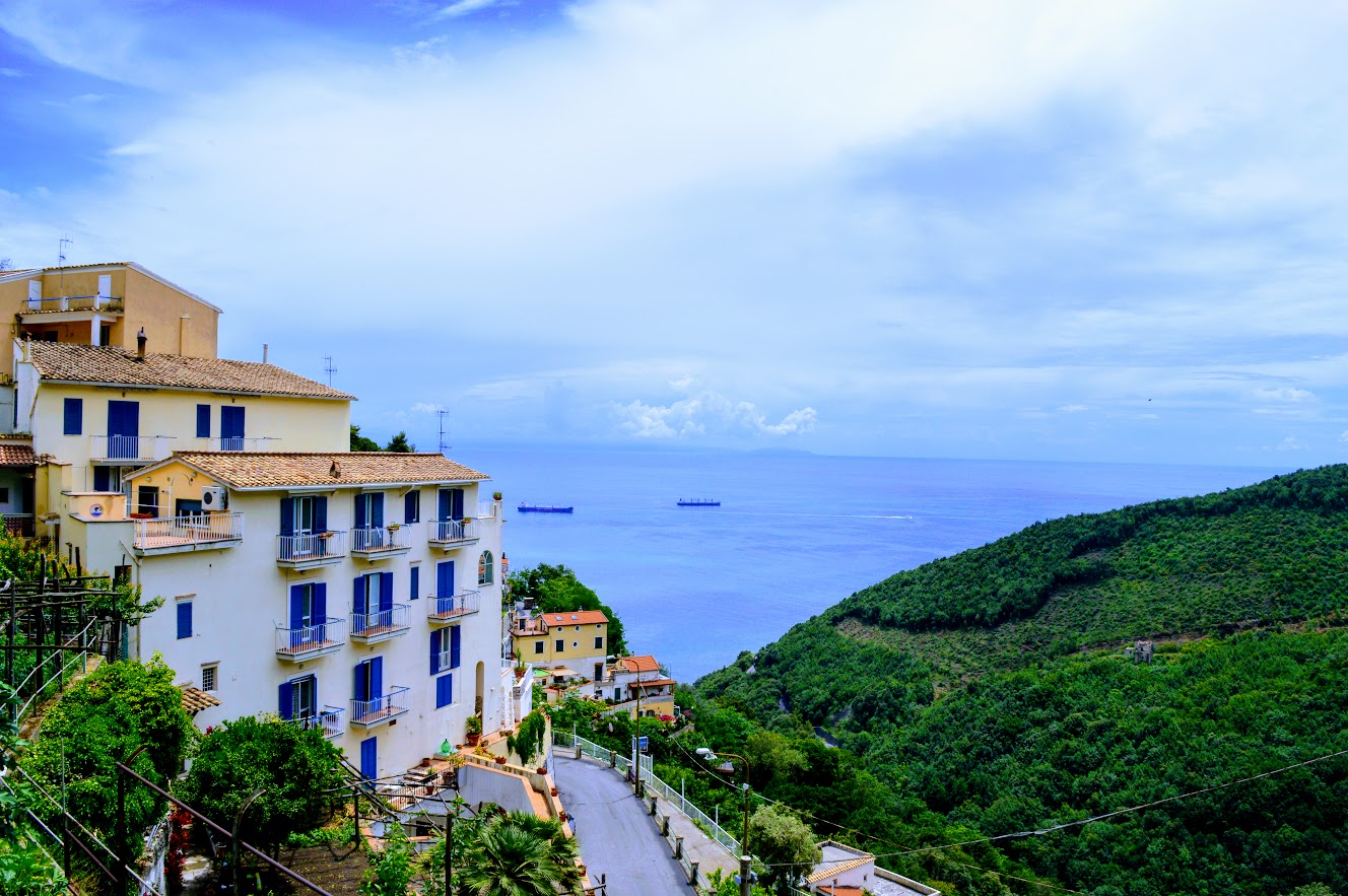 View of the sea from Albori View of the sea from Albori