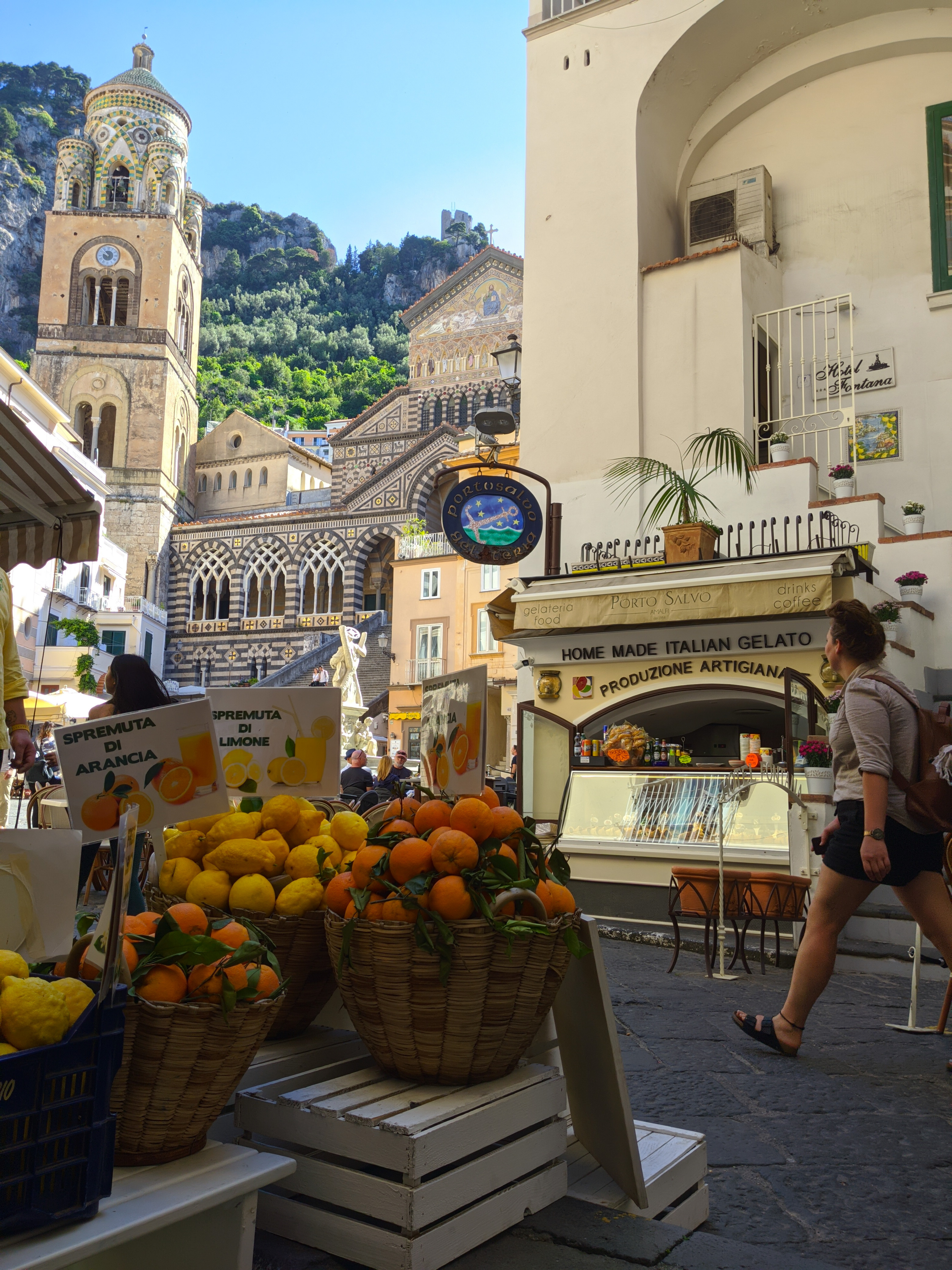 Amalfi piazza Amalfi piazza