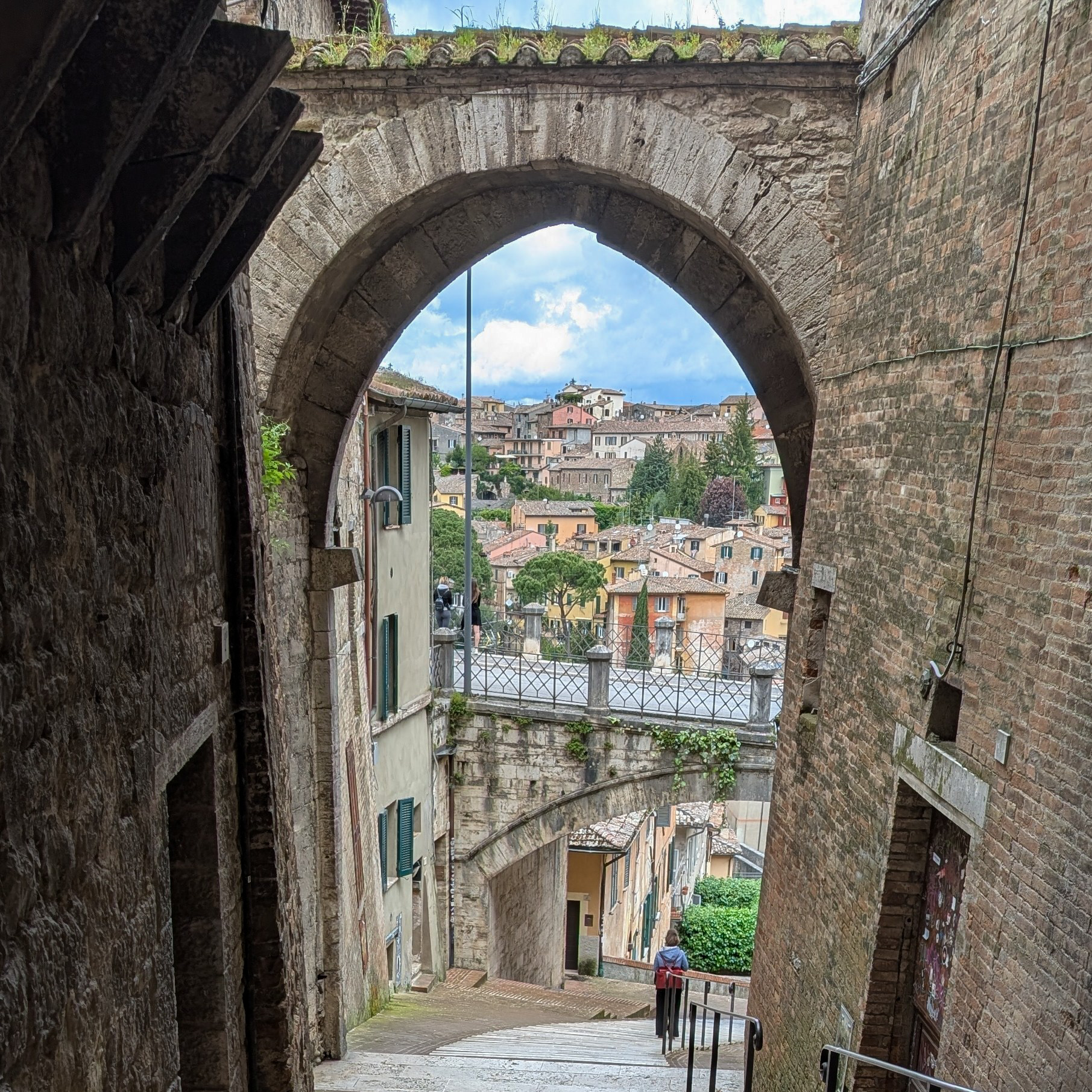 Aqueduct archway in Perugia