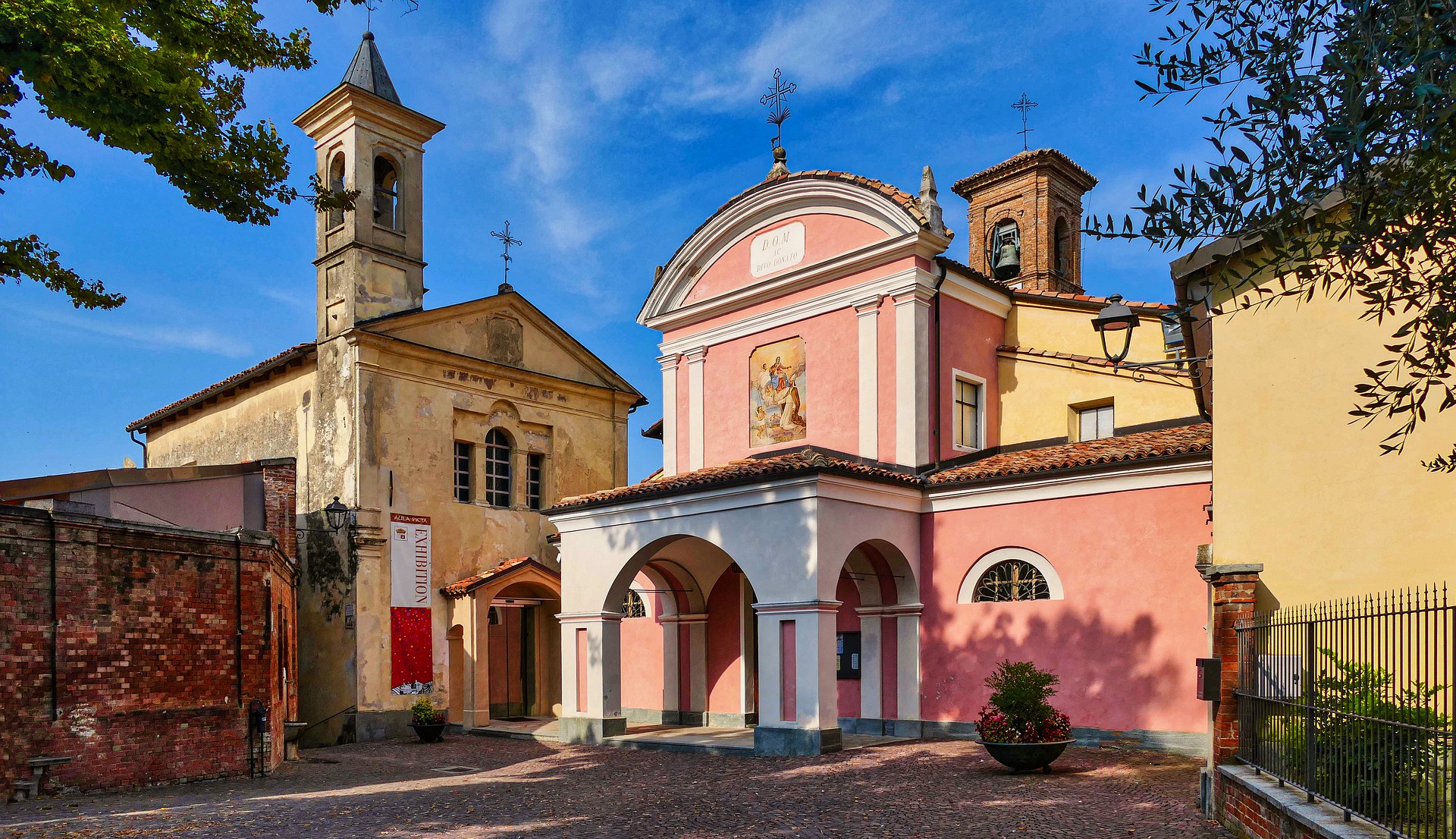 Pink Church in Barolo Church in Barolo