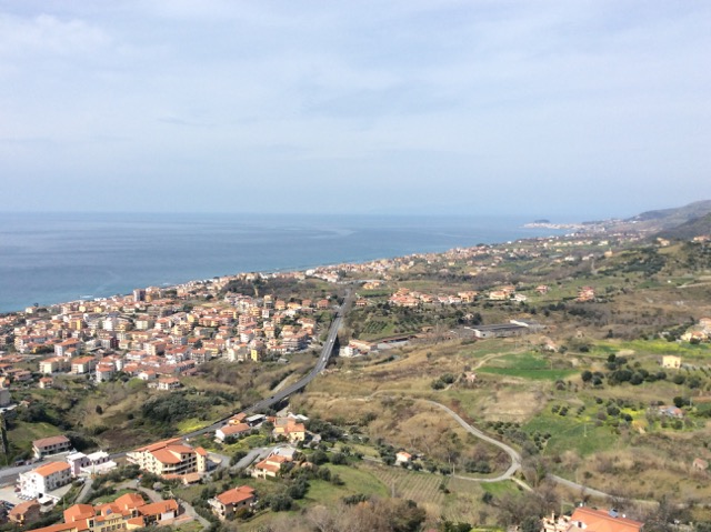 The view of Belvedere, Calabria