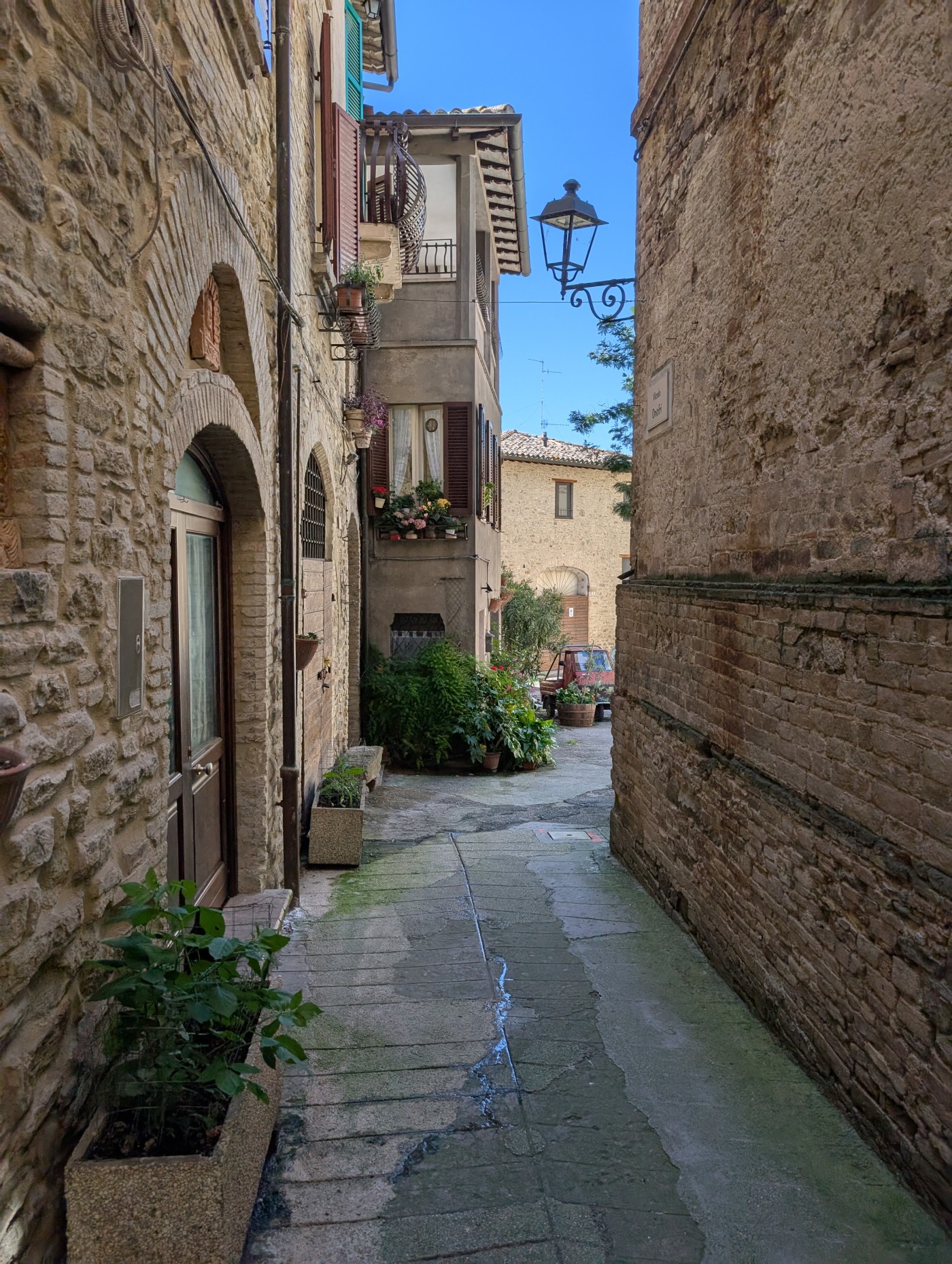 Bevagna old town street