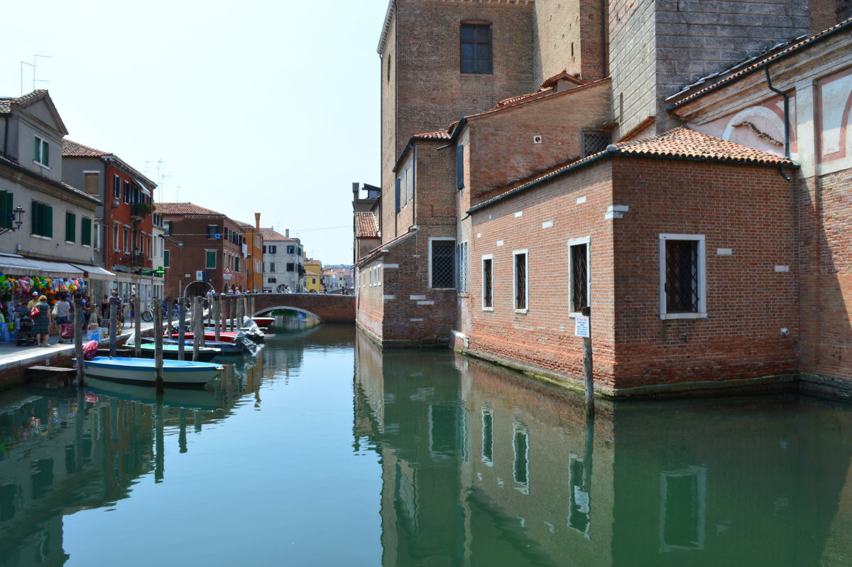Canal and Bridge in Chioggia Canal and Bridge in Chioggia