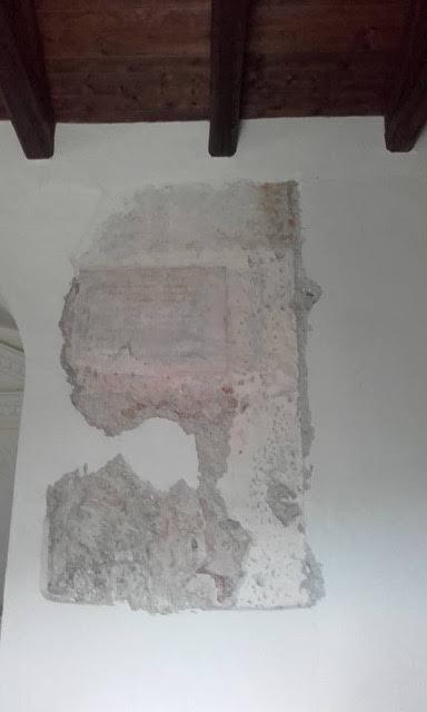 Over 800 years old Byzantine frescoe