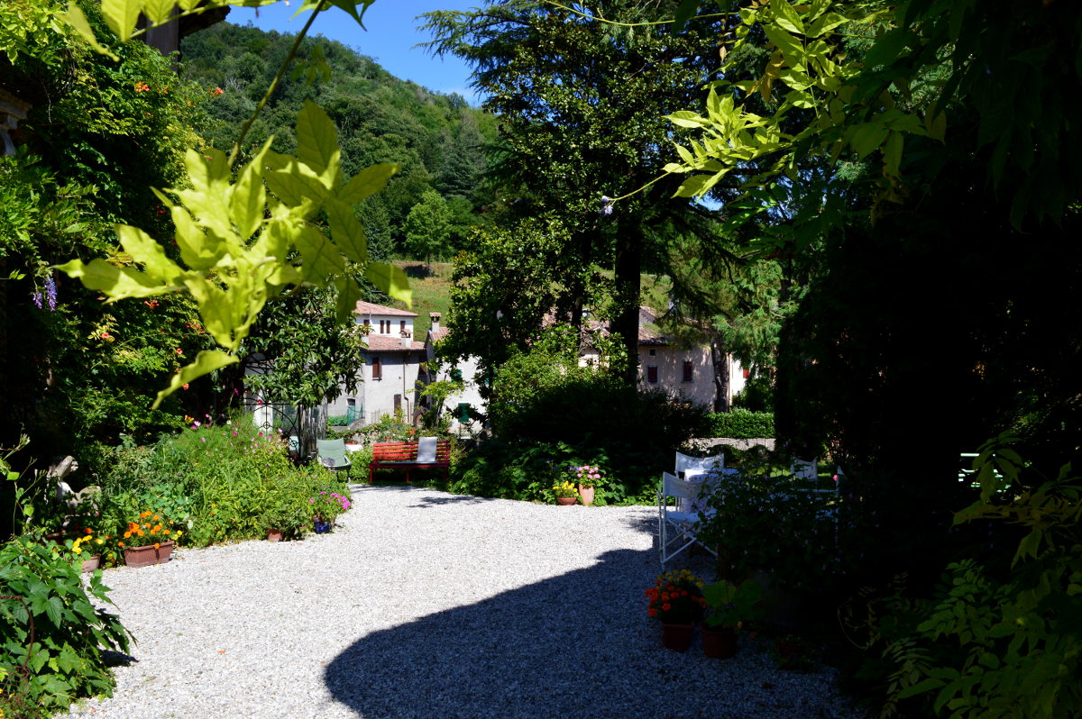 Garden path in Cison Garden path in Cison