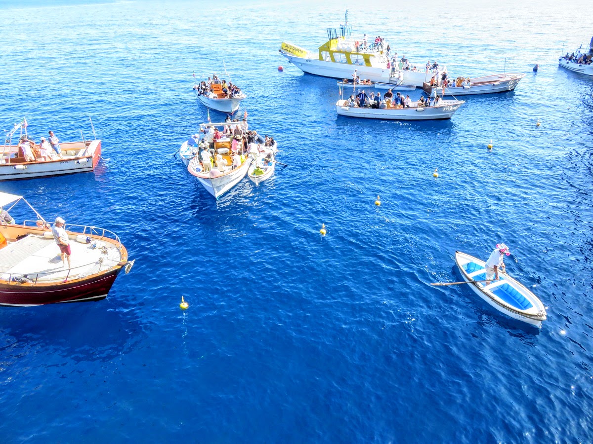 The start of the Sentiero dei Fortini on the Isle of Capri