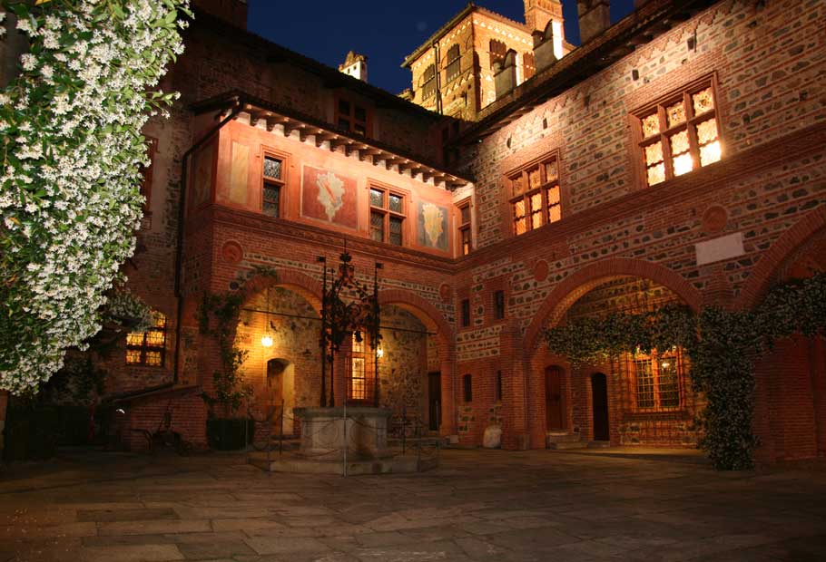 Pavone Castle in Piedmont Italy