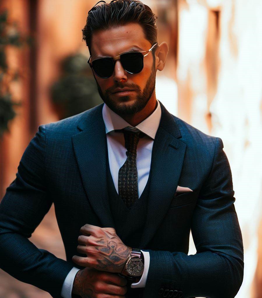 Handsome man in Italy