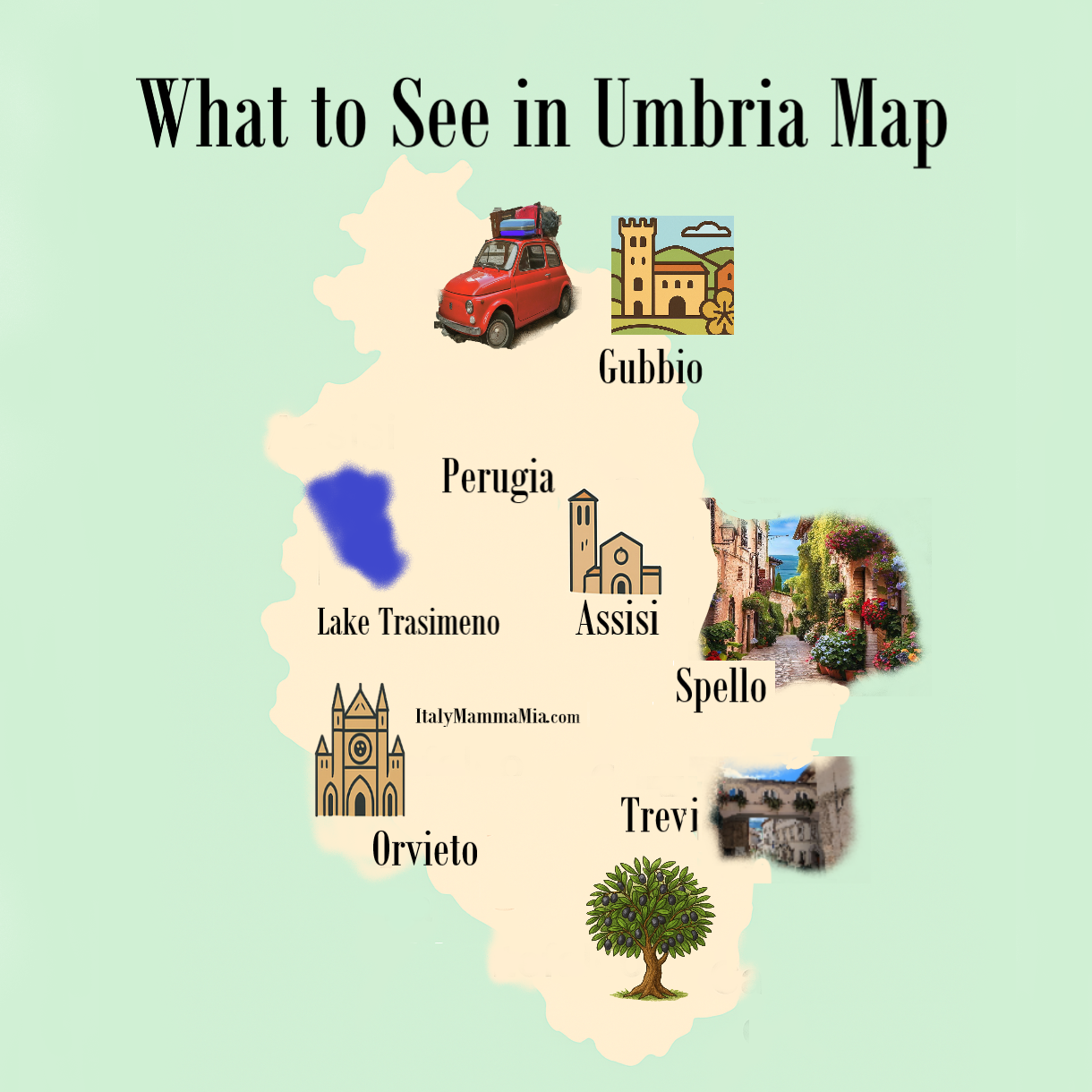 Umbria map