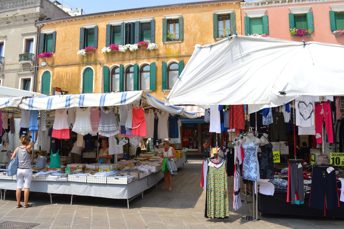 Market in Chioggia Market in Chioggia