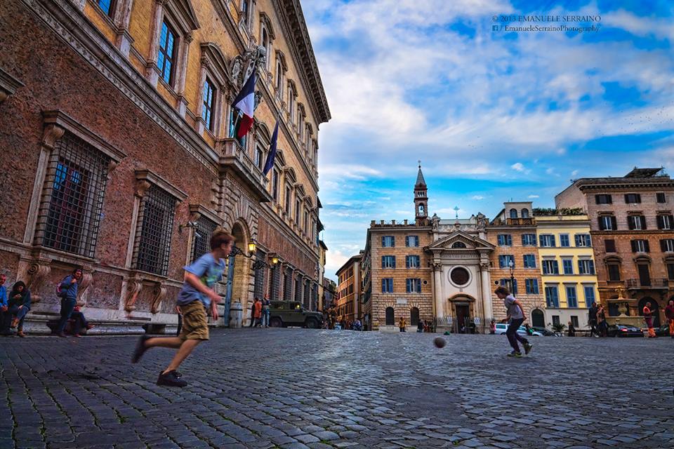 Soccer in Rome