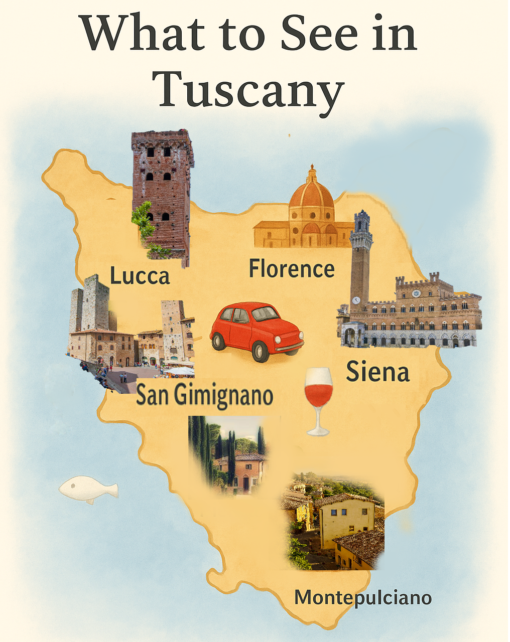 Map of Tuscany