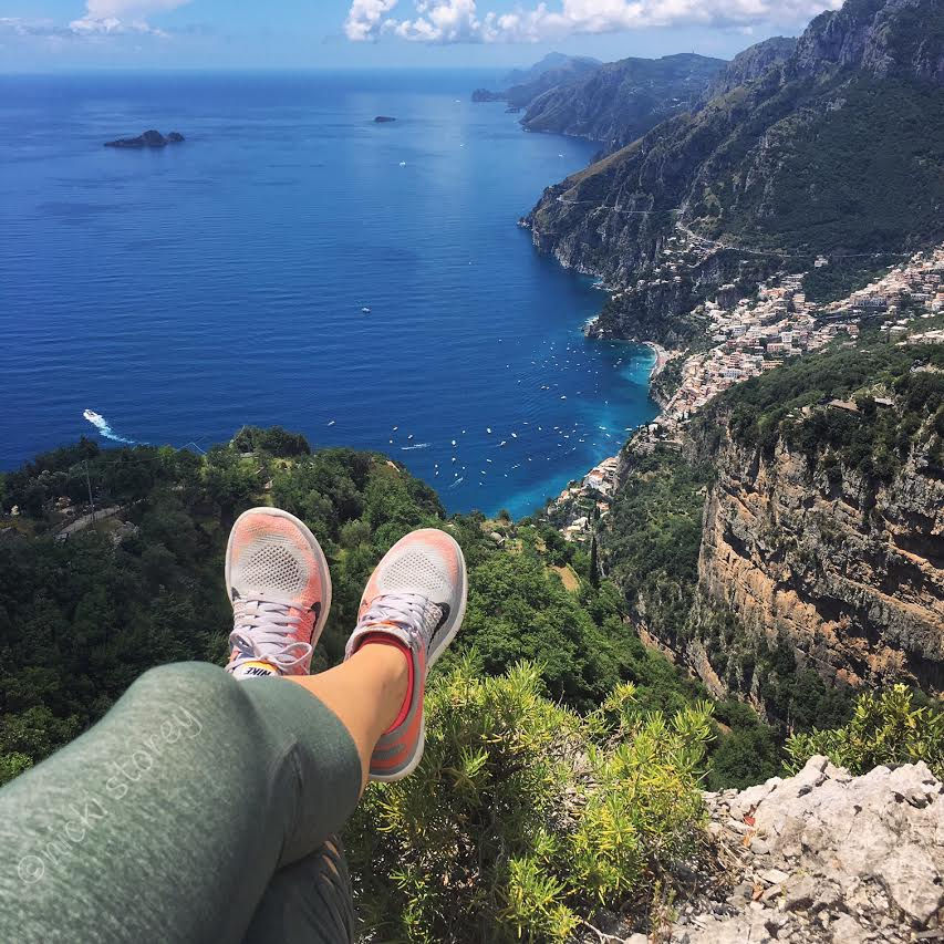 Climbing in Positano