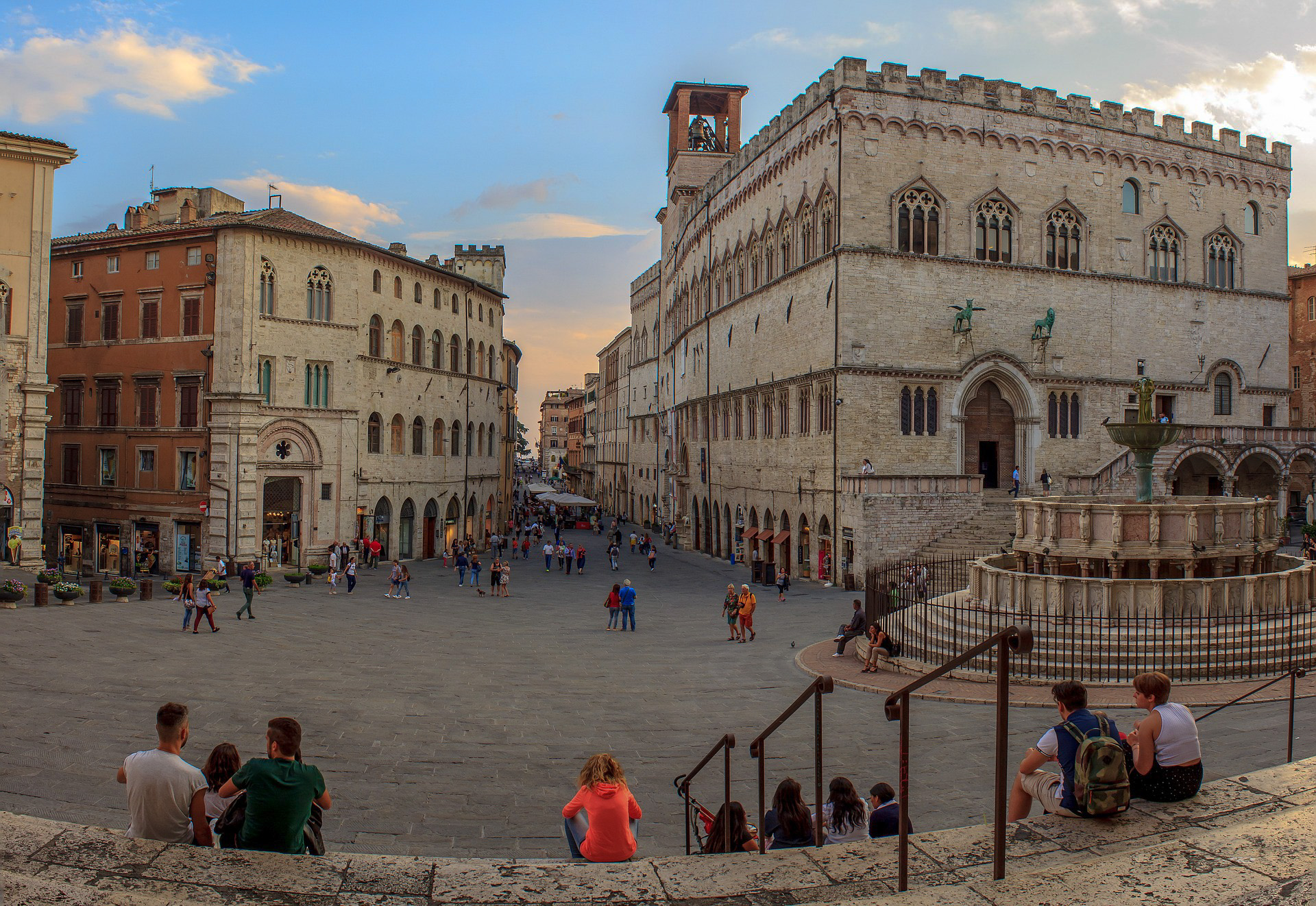 A Piazza in Italy A Piazza in Italy