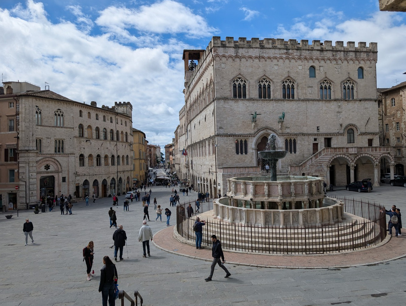 Piazza Novembre in Perugia