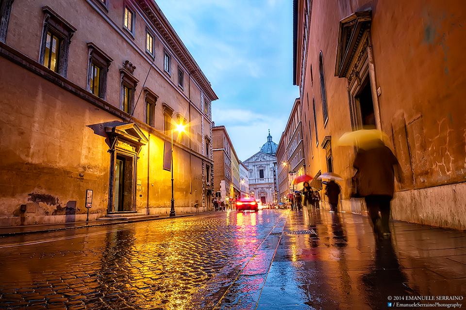 Early Morning Rain in Rome