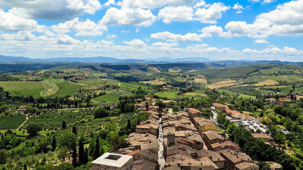 Countryside near San Gimignano
