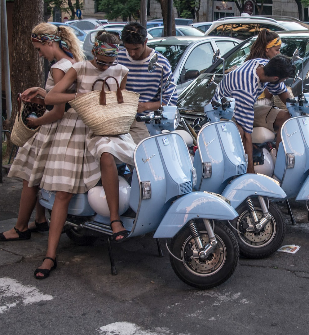 Vespas in Sardinia