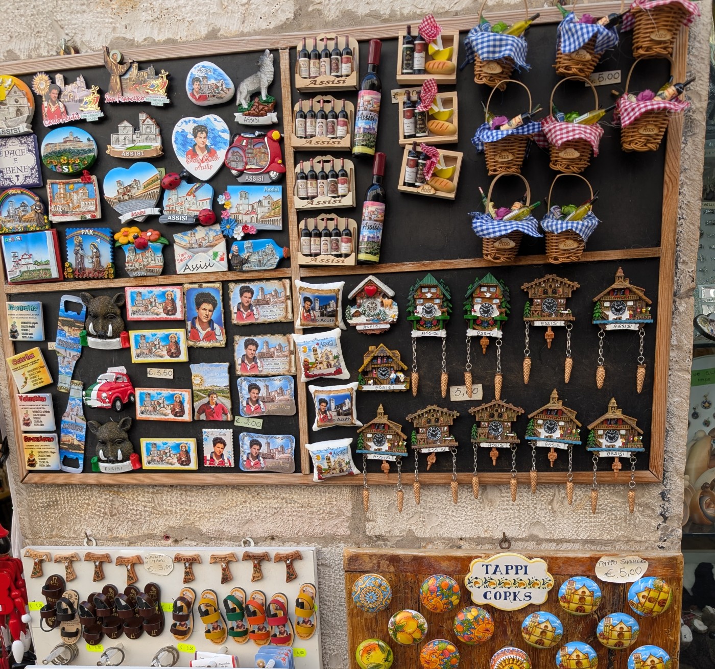 Souvenirs in Assisi Souvenirs in Assisi