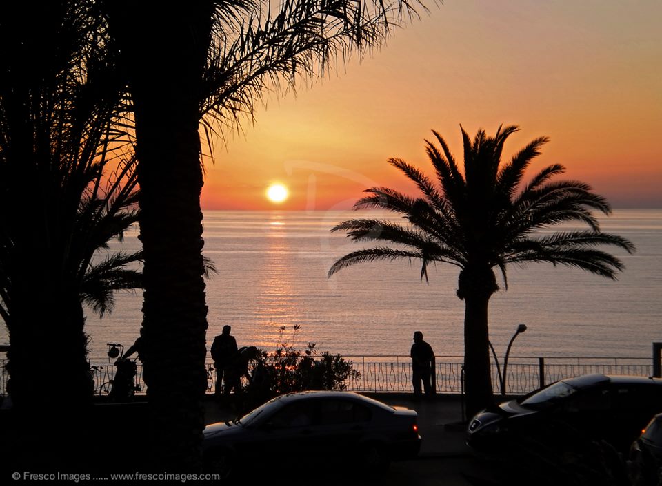 Sunset Gioiosa Marea Sicily 