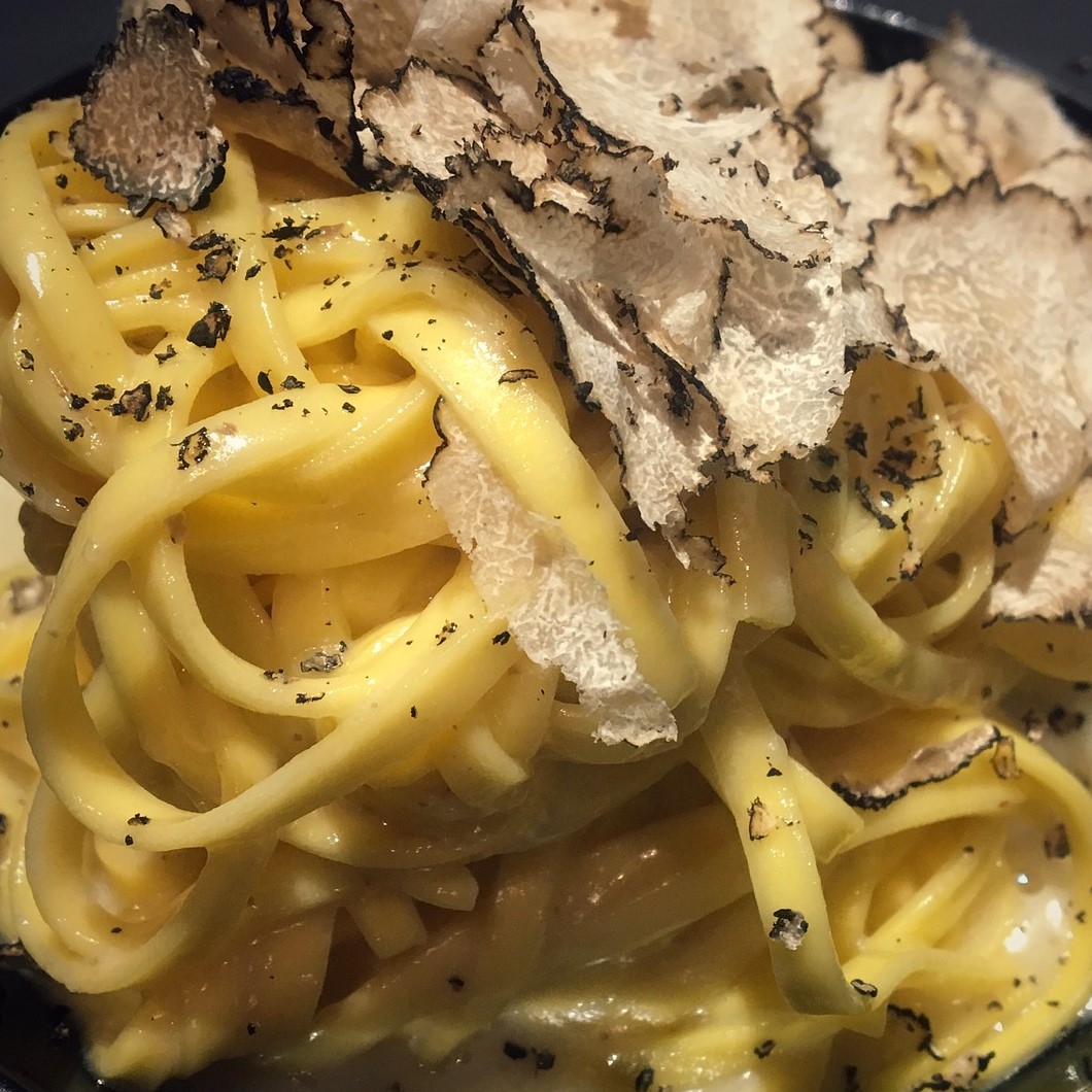 Italian pasta and truffles recipe
