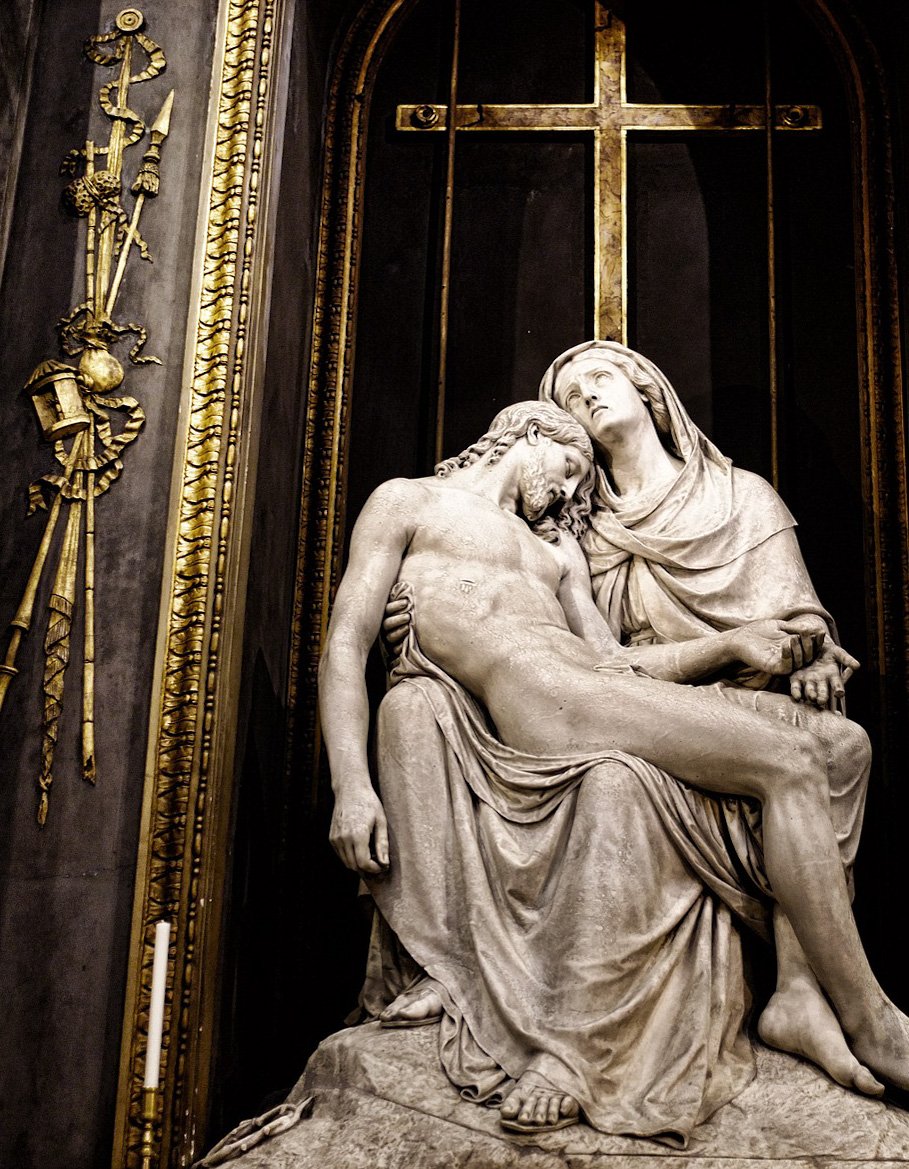 Pieta statue in Italy